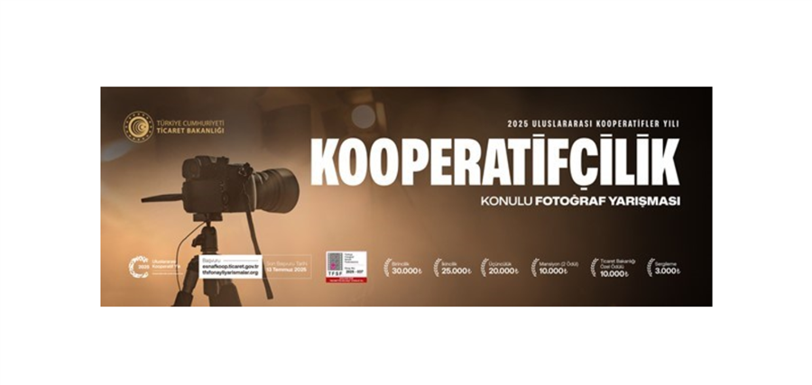 Kooperatifçilik Konulu Kısa Film Yarışması ve Kooperatifçilik Konulu Fotoğraf Yarışması Duyurusu